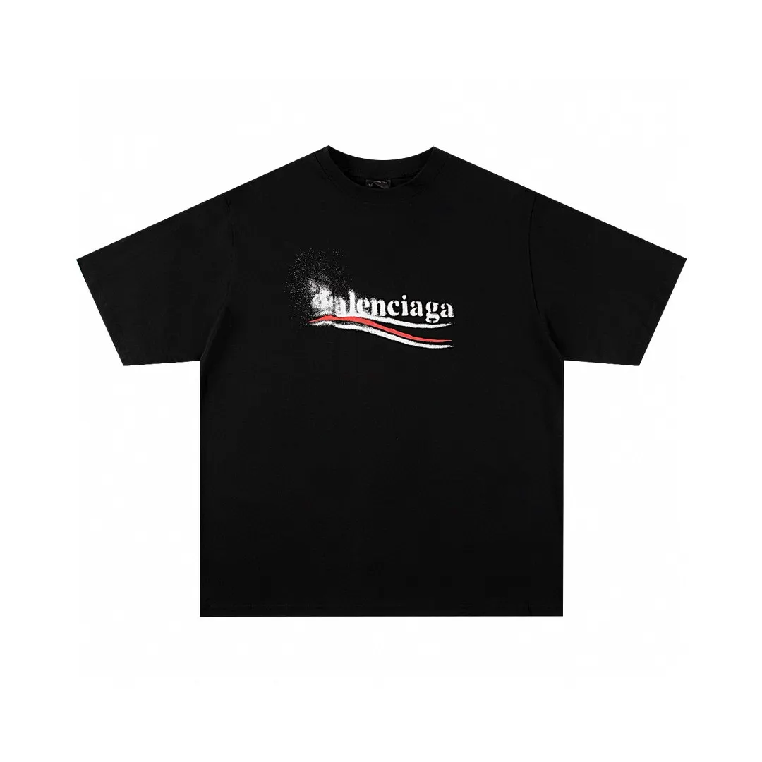 Blurred Logo Graphic Cotton T-Shirt D14011846 — view 4