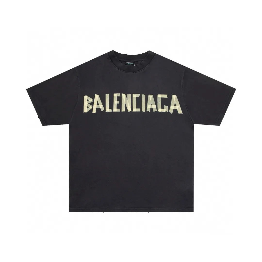 Tape Logo Oversized Cotton T-Shirt D14011844 — view 4