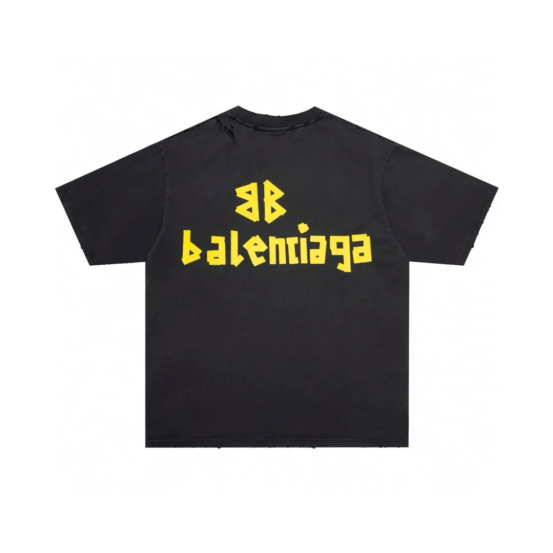 Tape Logo Oversized Cotton T-Shirt D14011844 — view 5