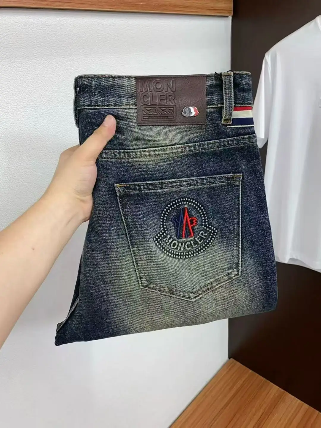 Logo-Embroidered Slim-Fit Straight-Leg Jeans D17523892