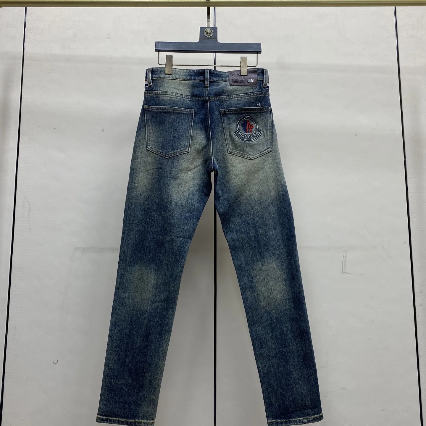 Logo-Embroidered Slim-Fit Straight-Leg Jeans D17523892 — view 3