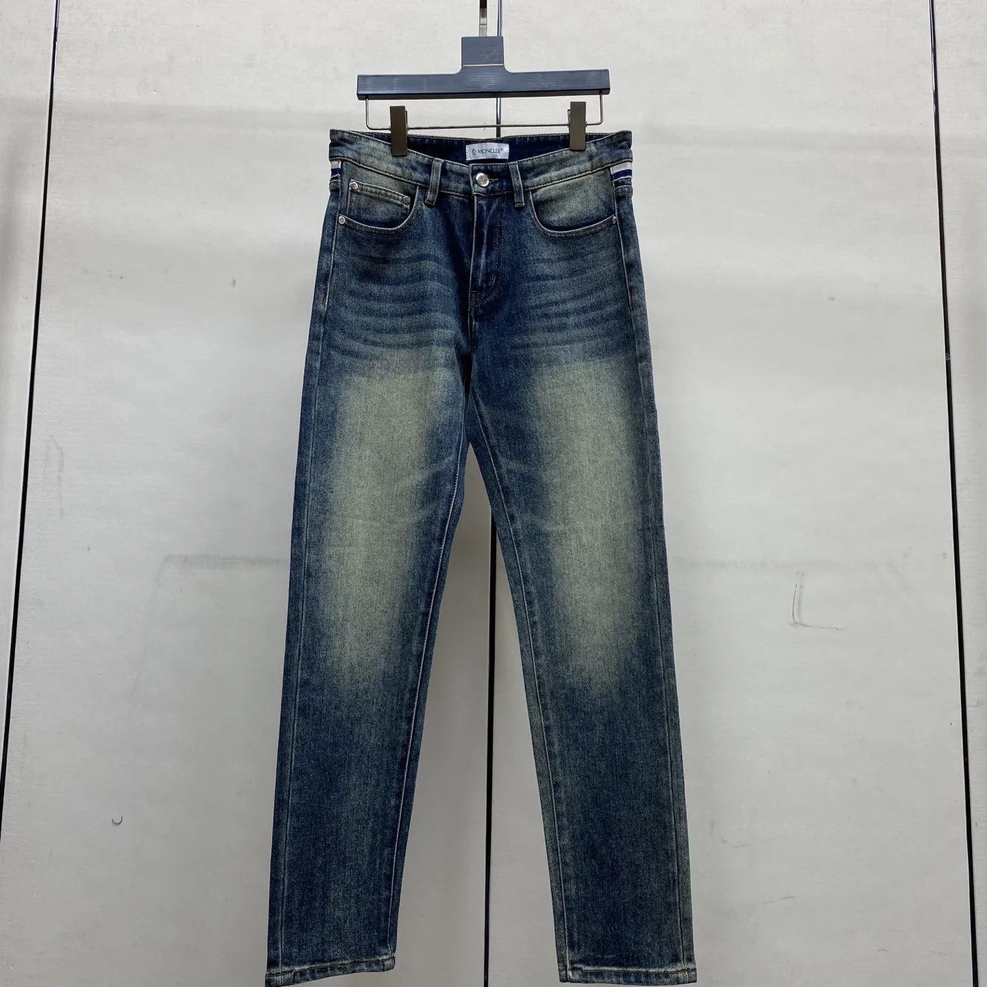 Logo-Embroidered Slim-Fit Straight-Leg Jeans D17523892 — view 4