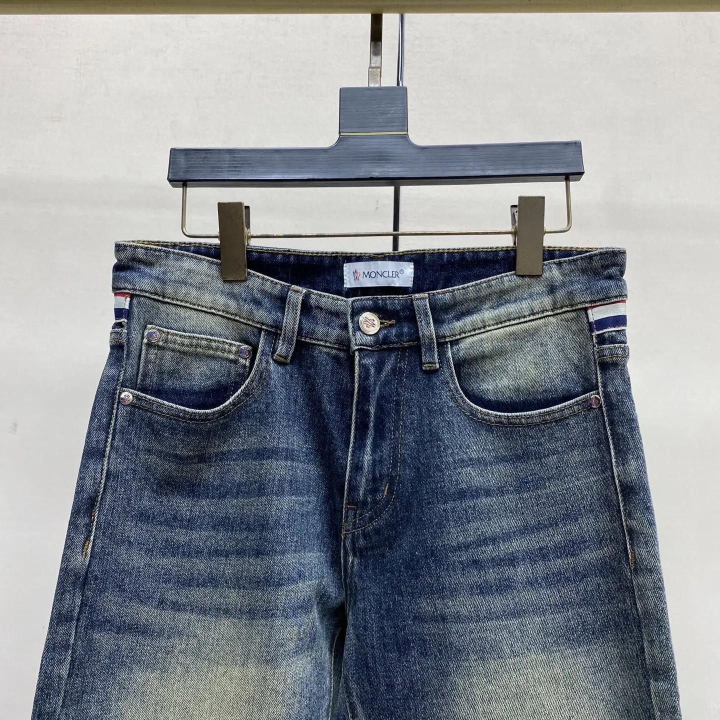 Logo-Embroidered Slim-Fit Straight-Leg Jeans D17523892 — view 8