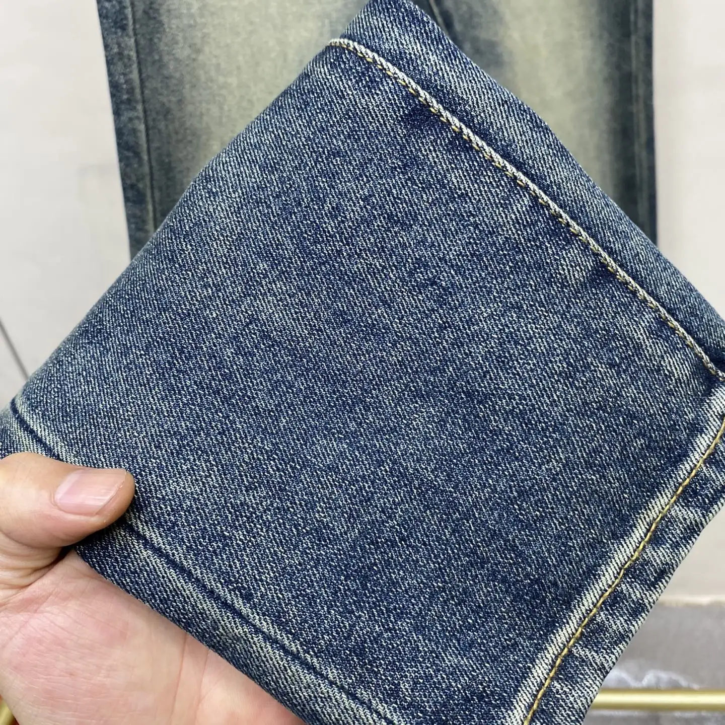 Since 1854 Logo Patch Slim-Fit Jeans D17523895 — view 9