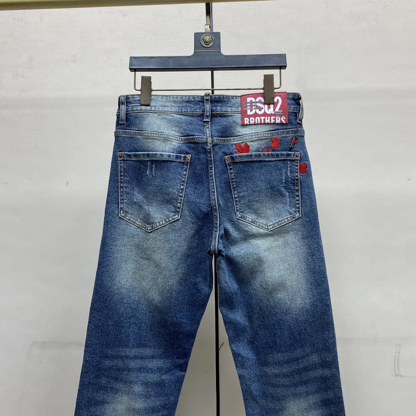 DSQ2 Brothers Slim-Fit Straight-Leg Jeans D17523882 — view 4