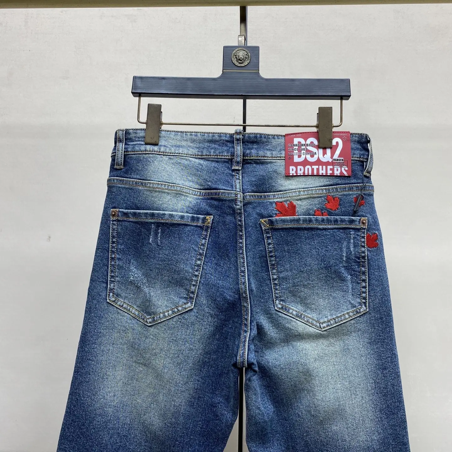 DSQ2 Brothers Slim-Fit Straight-Leg Jeans D17523882 — view 5