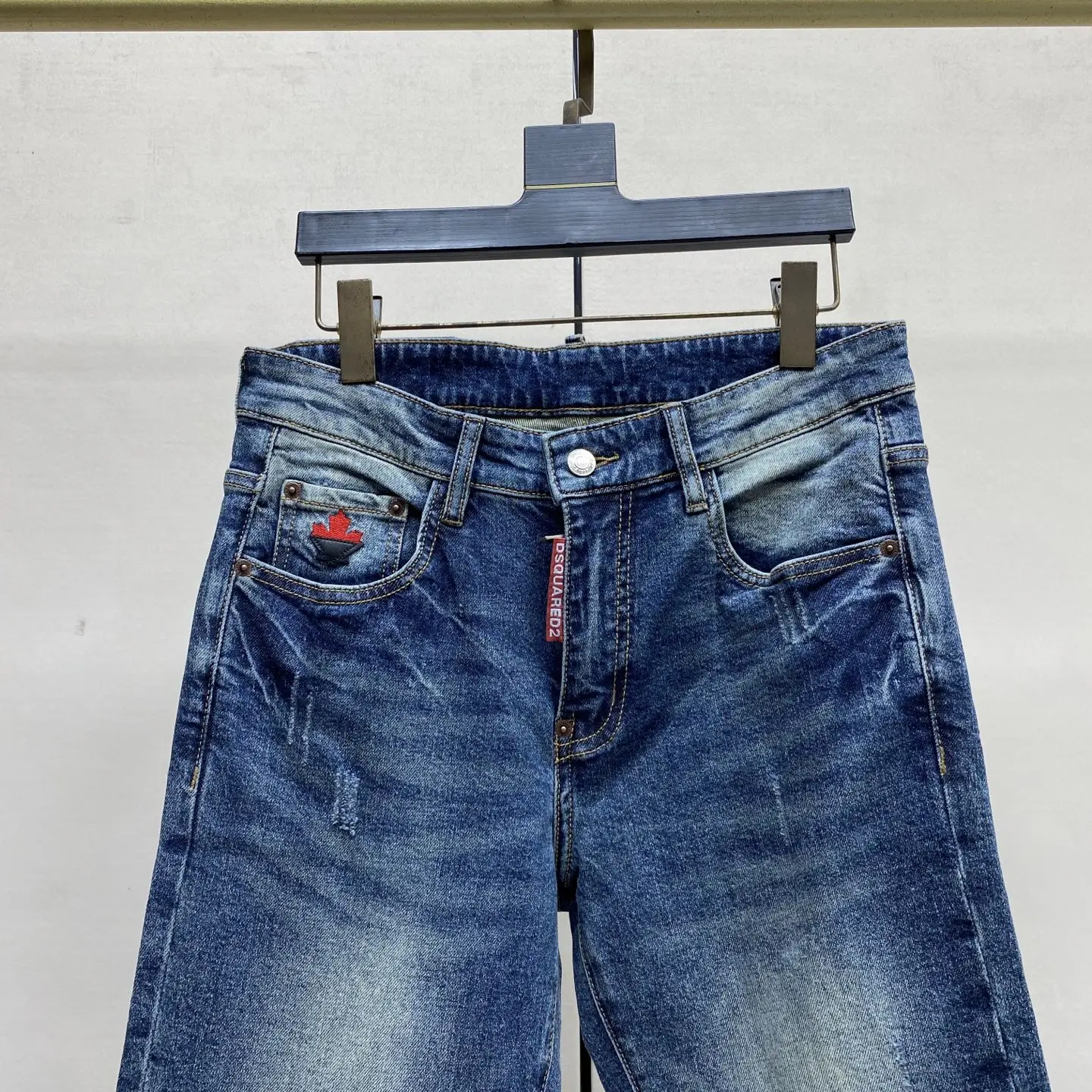 DSQ2 Brothers Slim-Fit Straight-Leg Jeans D17523882 — view 7