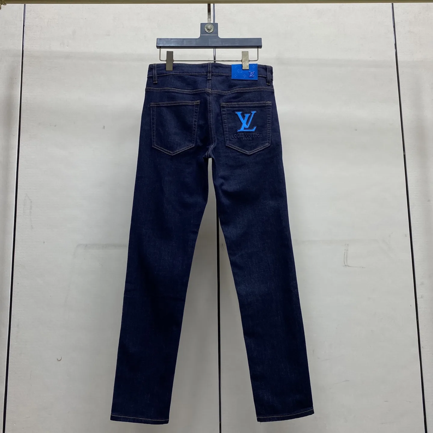Logo Embroidered Slim-Fit Straight-Leg Jeans D17523884 — view 3
