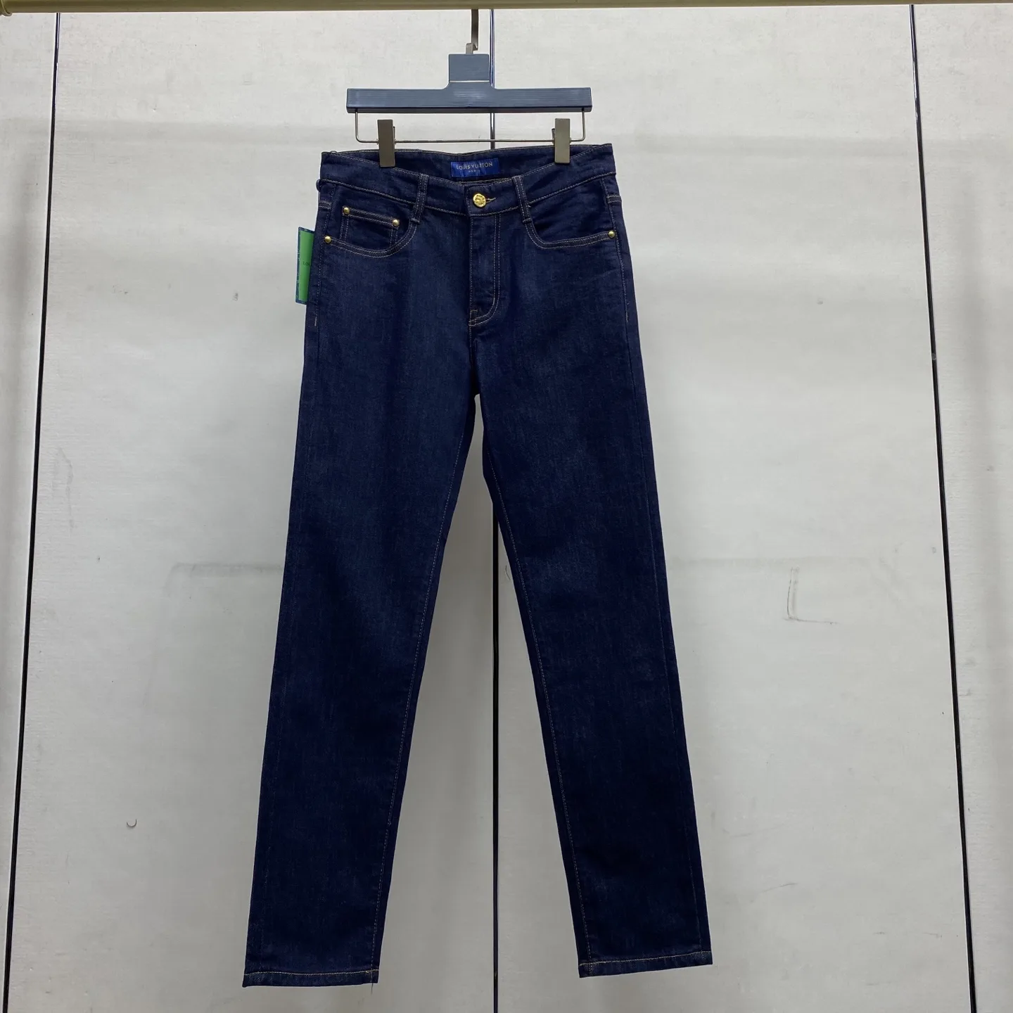 Logo Embroidered Slim-Fit Straight-Leg Jeans D17523884 — view 4
