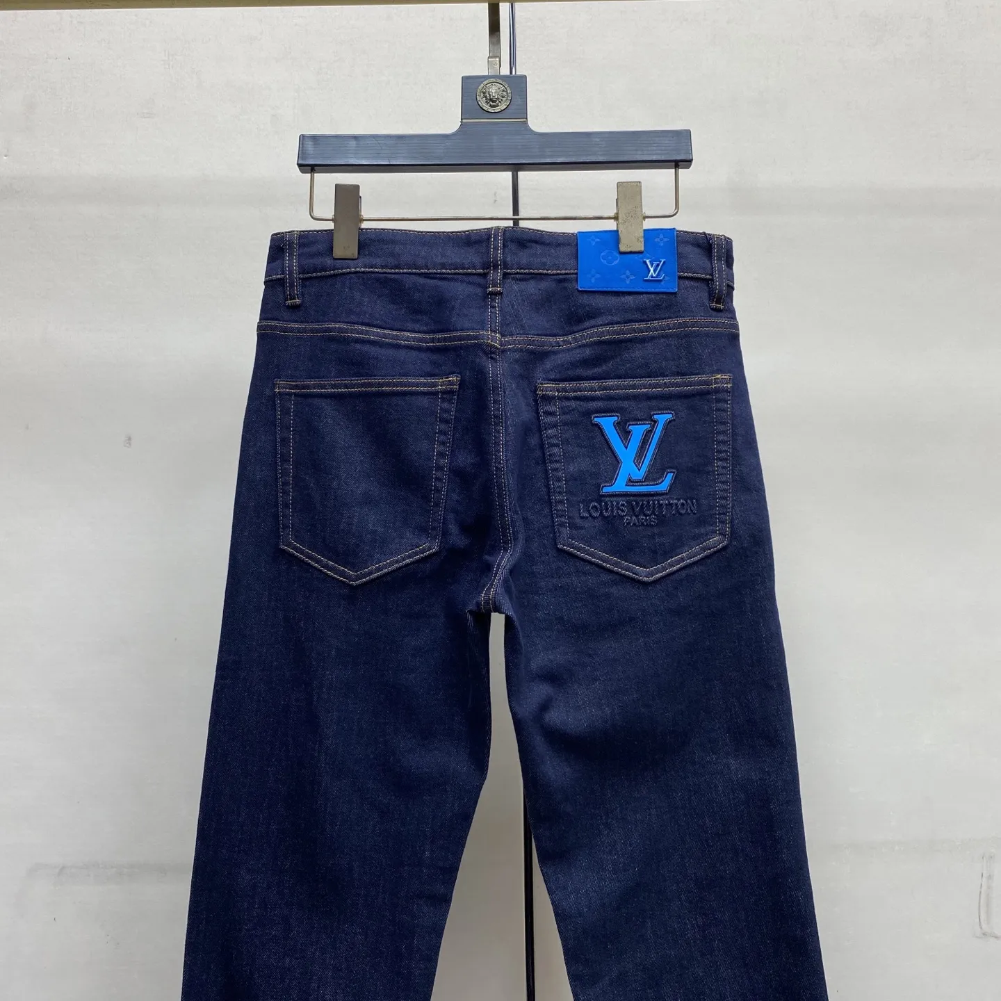 Logo Embroidered Slim-Fit Straight-Leg Jeans D17523884 — view 5