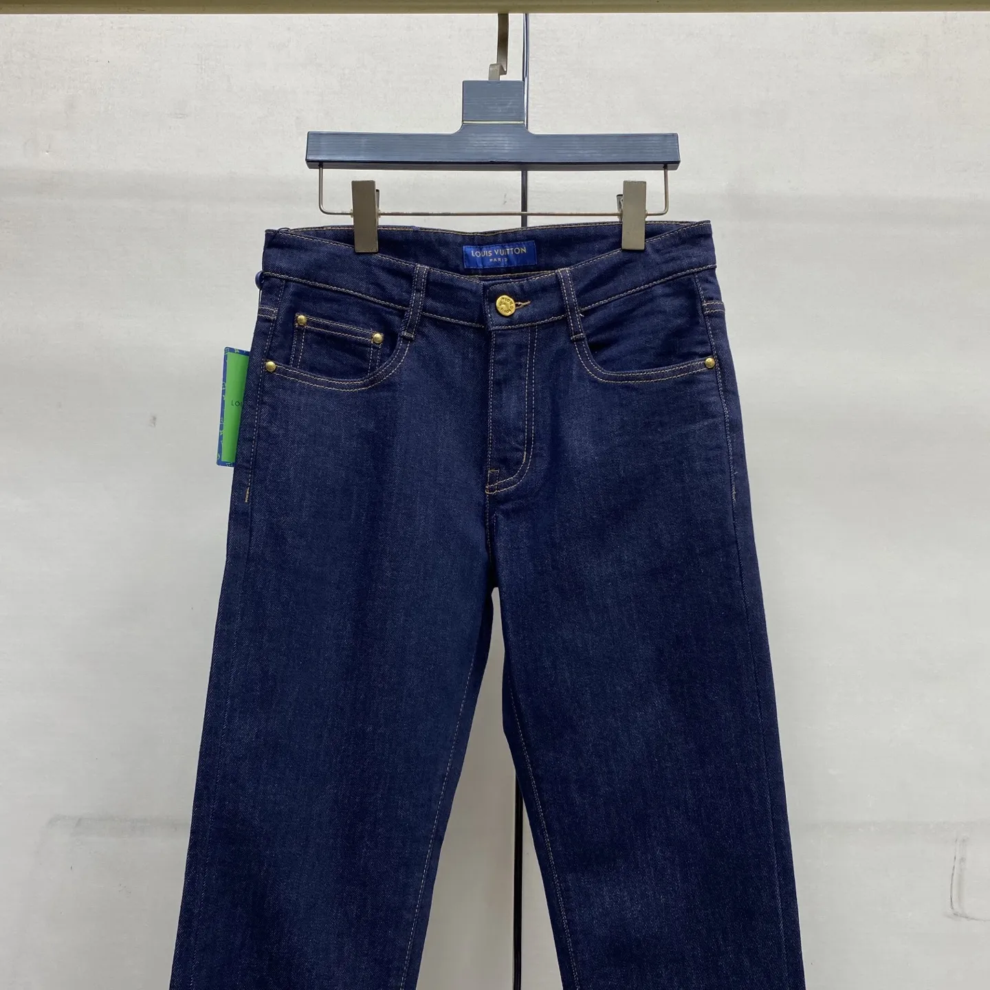 Logo Embroidered Slim-Fit Straight-Leg Jeans D17523884 — view 7