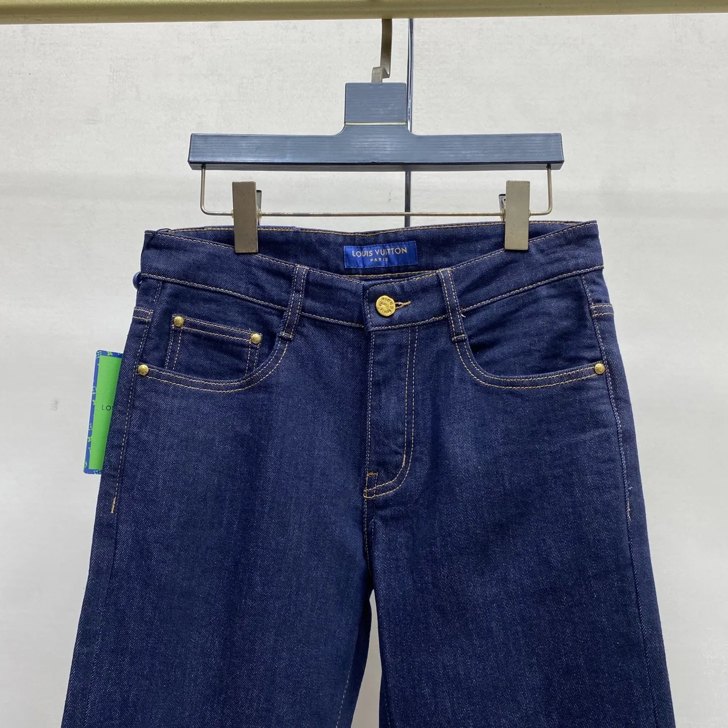 Logo Embroidered Slim-Fit Straight-Leg Jeans D17523884 — view 8