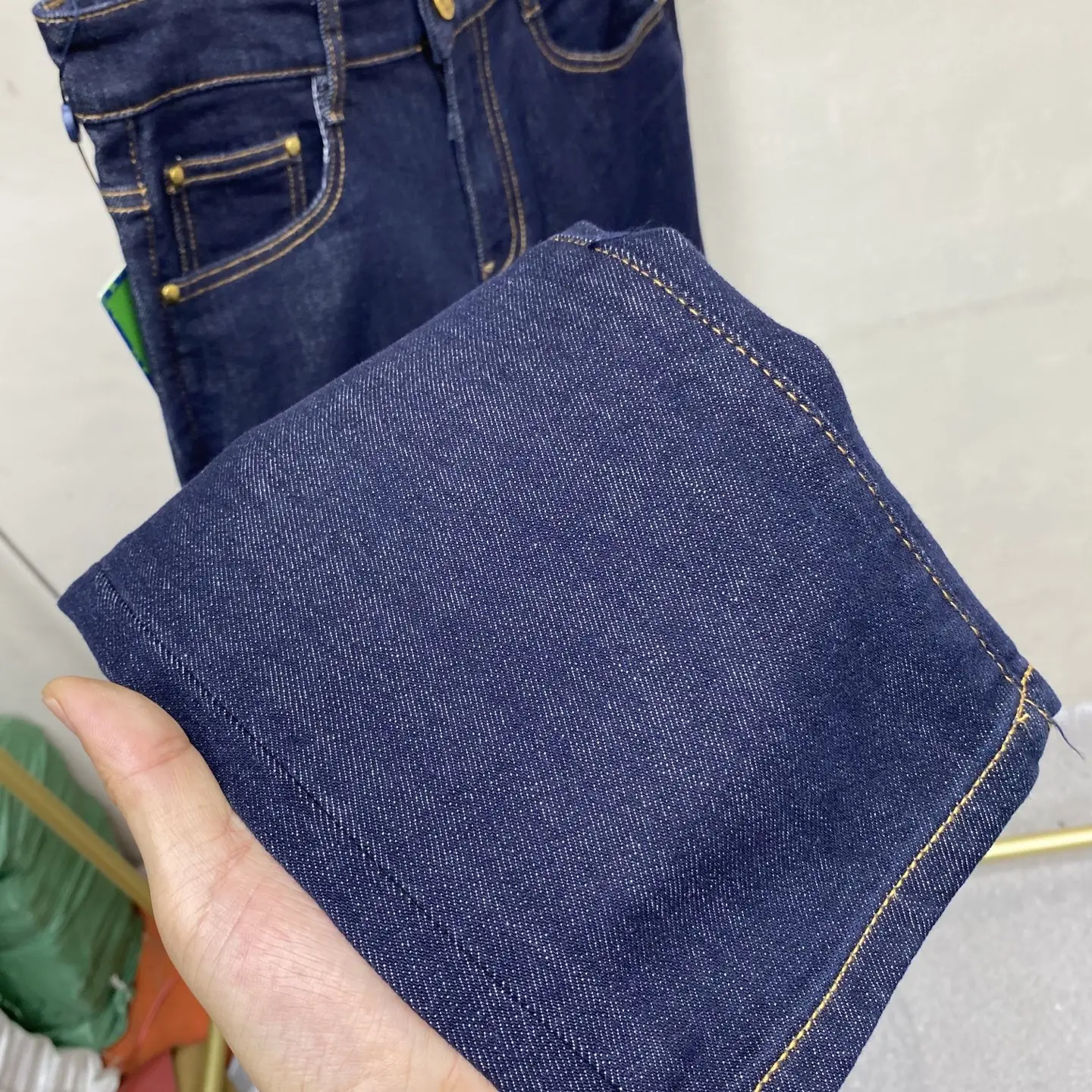 Logo Embroidered Slim-Fit Straight-Leg Jeans D17523884 — view 9