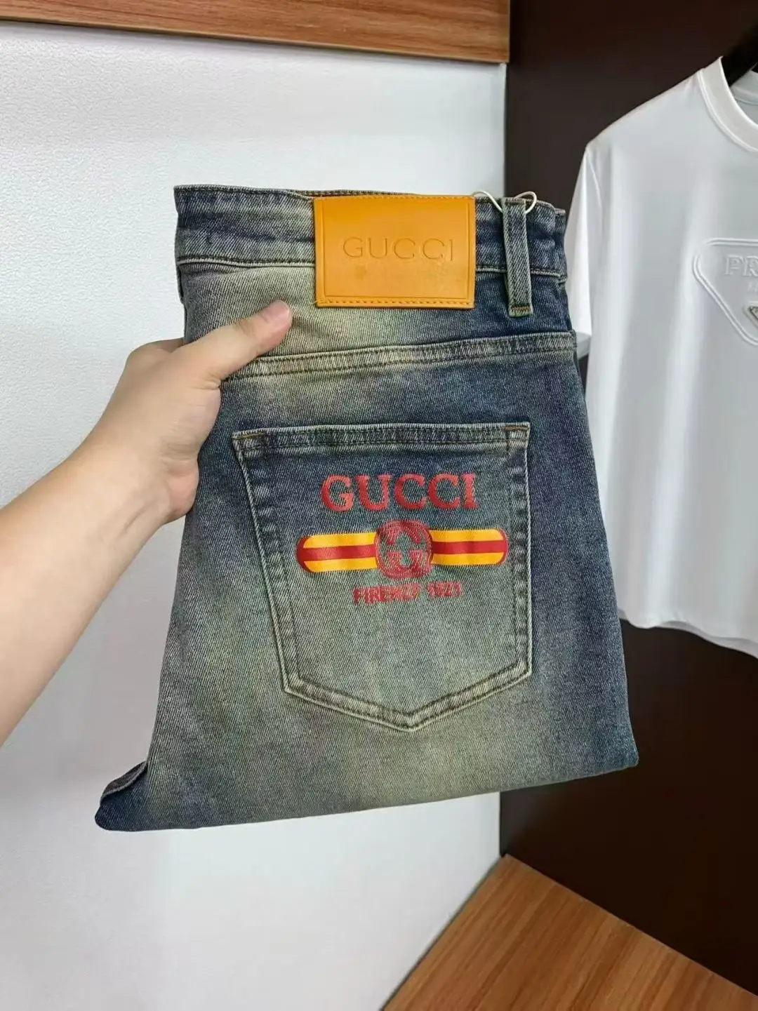 Logo-Embroidered Slim-Fit Straight-Leg Jeans D17523886