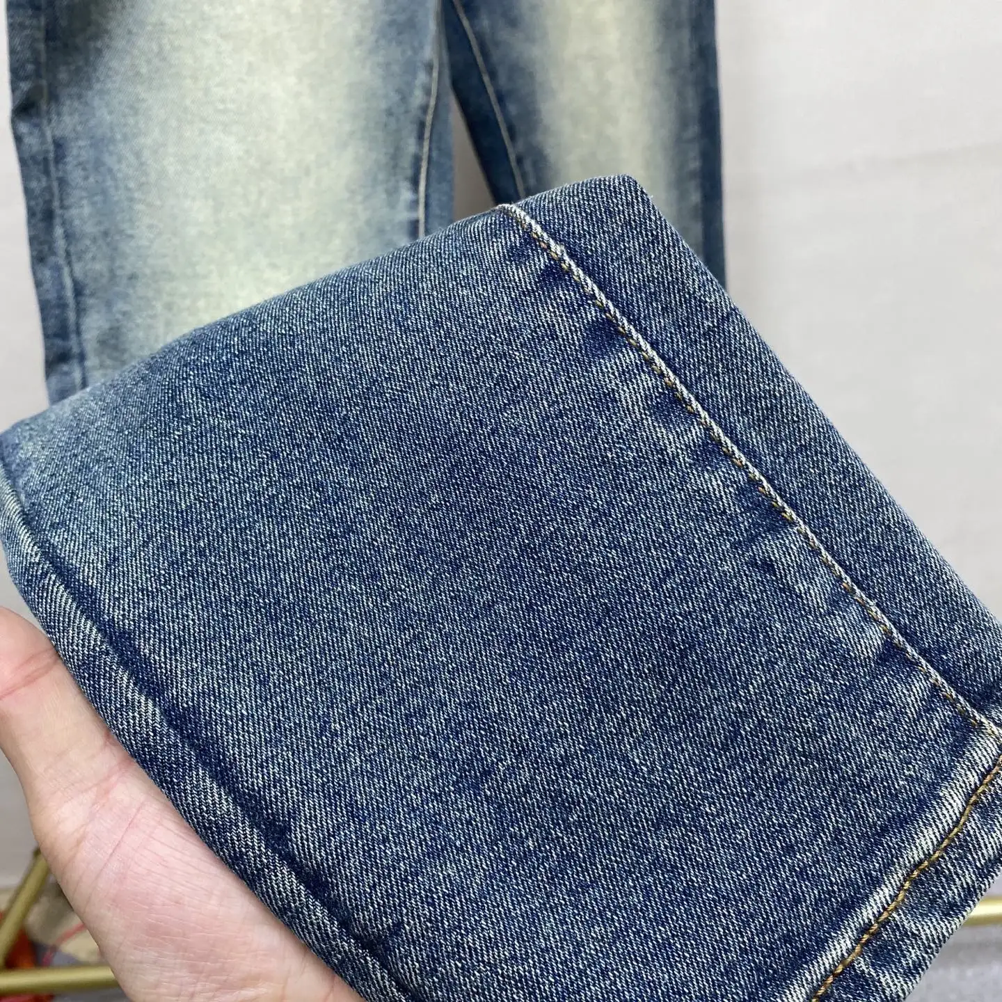 Logo-Embroidered Slim-Fit Straight-Leg Jeans D17523886 — view 9
