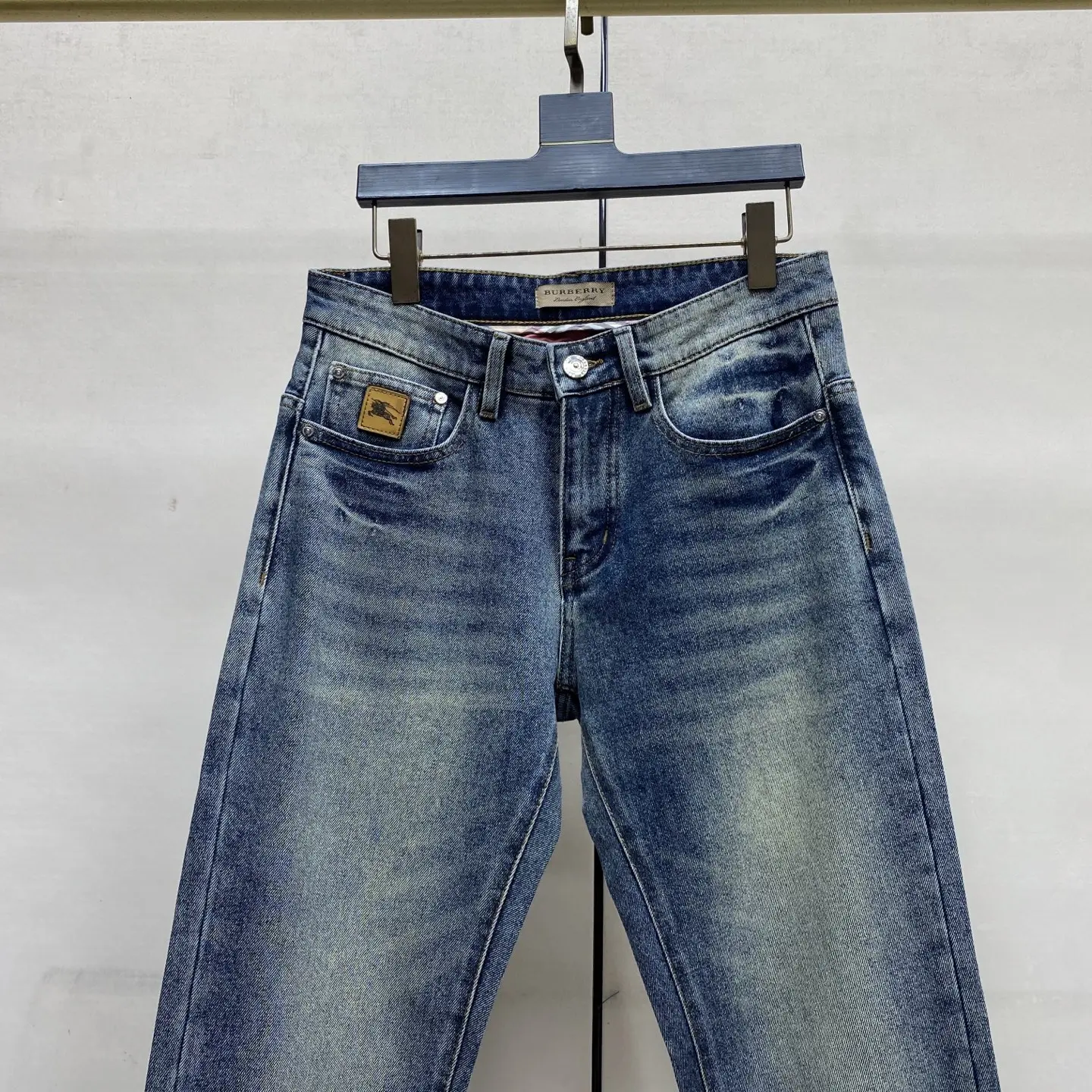 Logo Patch Slim-Fit Straight-Leg Jeans D17523896 — view 7