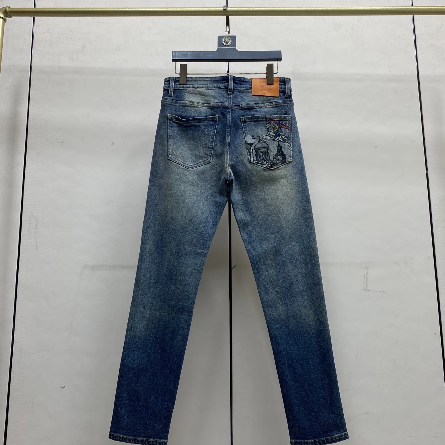 Graphic Print Slim-Fit Straight-Leg Jeans D17523893 — view 3