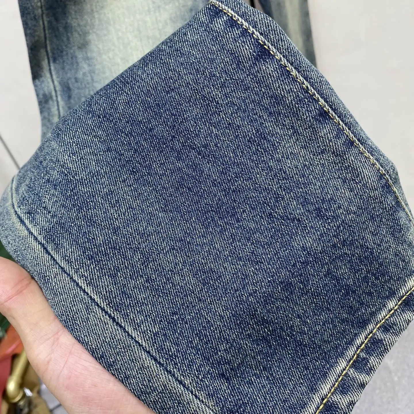 Logo-Appliqué Slim-Fit Straight-Leg Jeans D17523888 — view 9