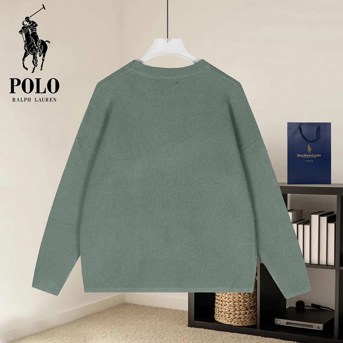 Polo Ralph Lauren Relaxed Crew-Neck Knit Sweater D18022874 — view 2