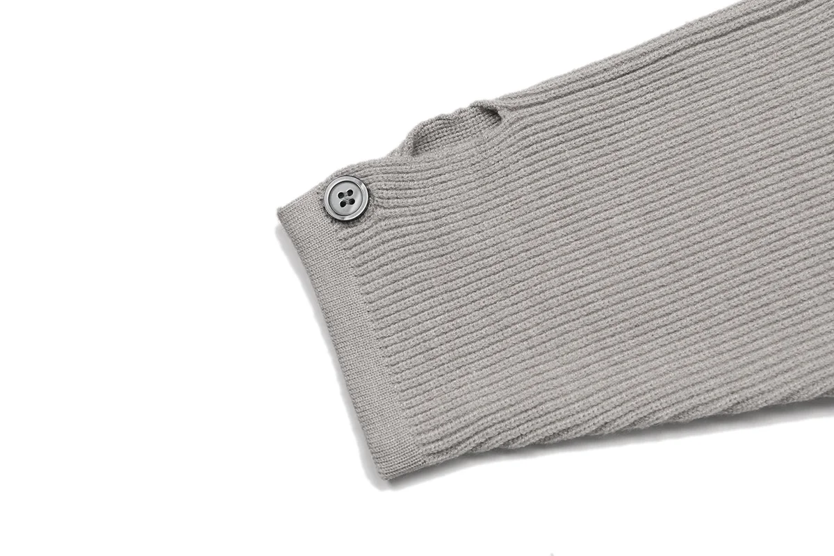 Ribbed Cotton-Blend Crew-Neck Sweater D18022873 — view 6
