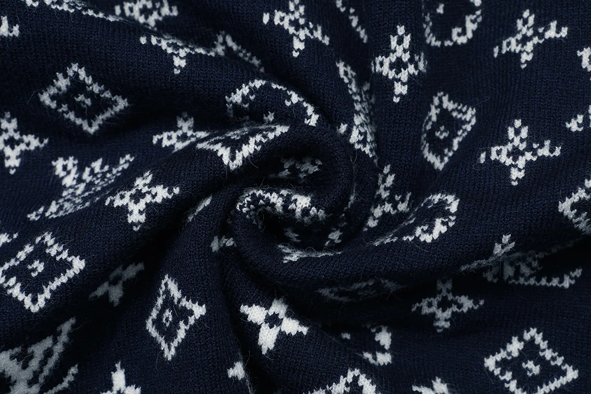 Monogram Jacquard Crew-Neck Sweater D18022903 — view 8