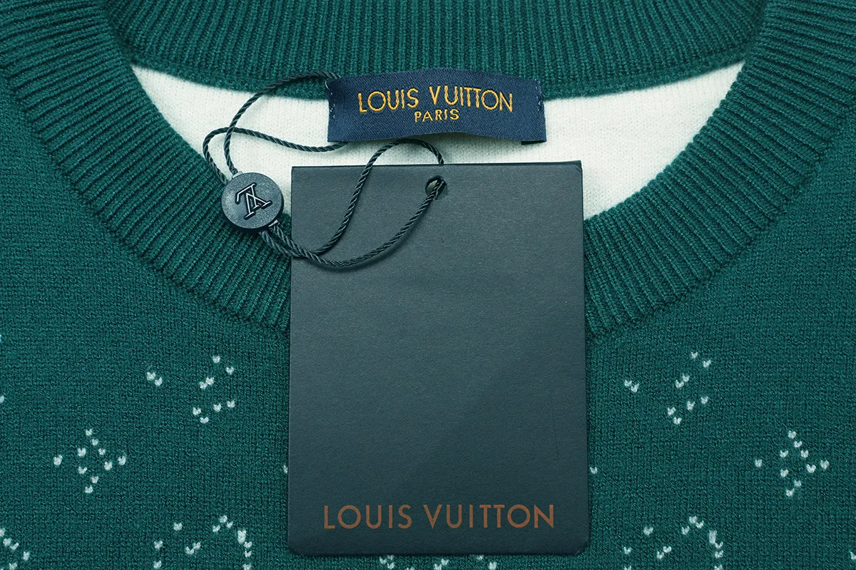 Monogram Jacquard Silk and Cashmere-Blend Sweater D18022902 — view 3