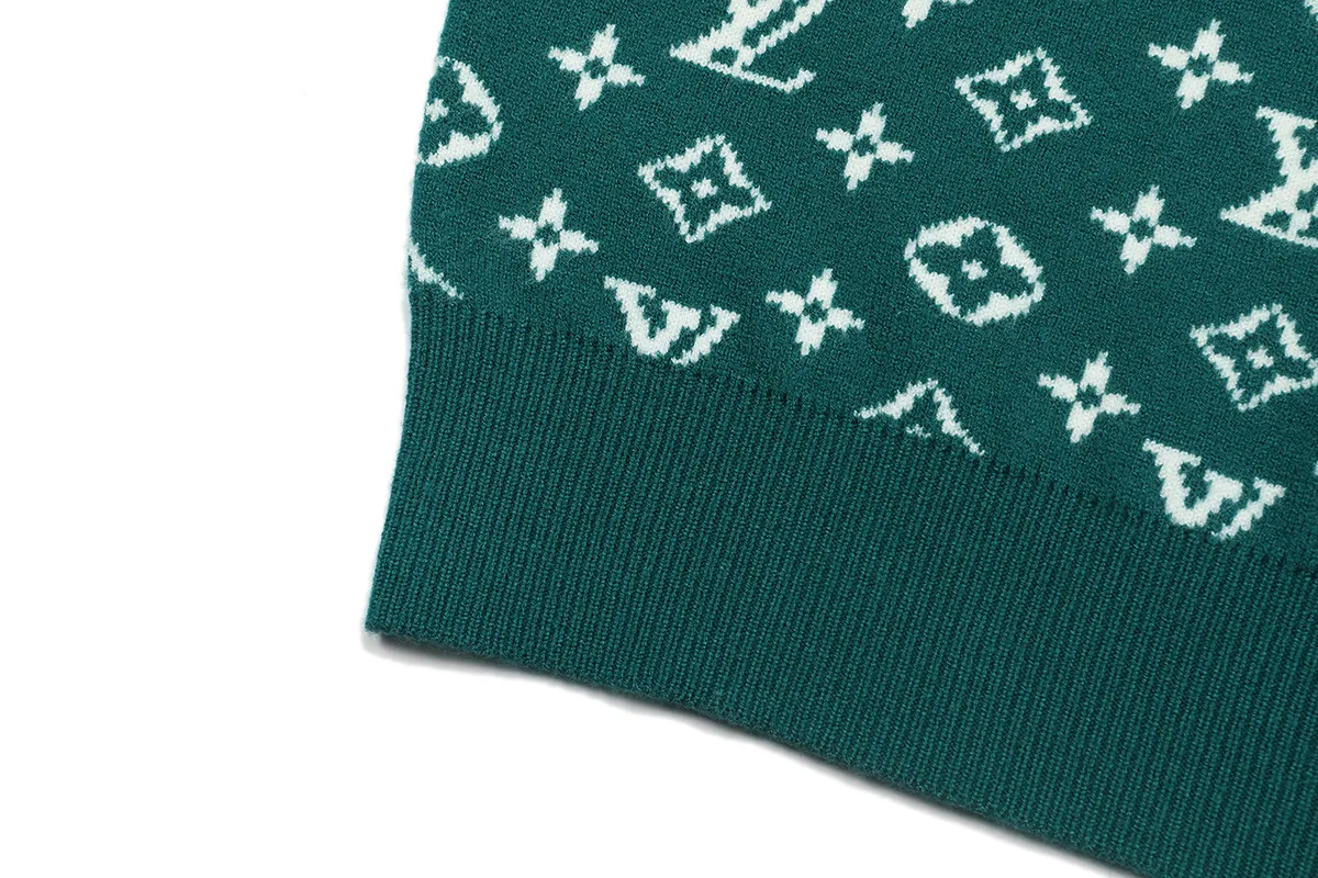 Monogram Jacquard Silk and Cashmere-Blend Sweater D18022902 — view 6