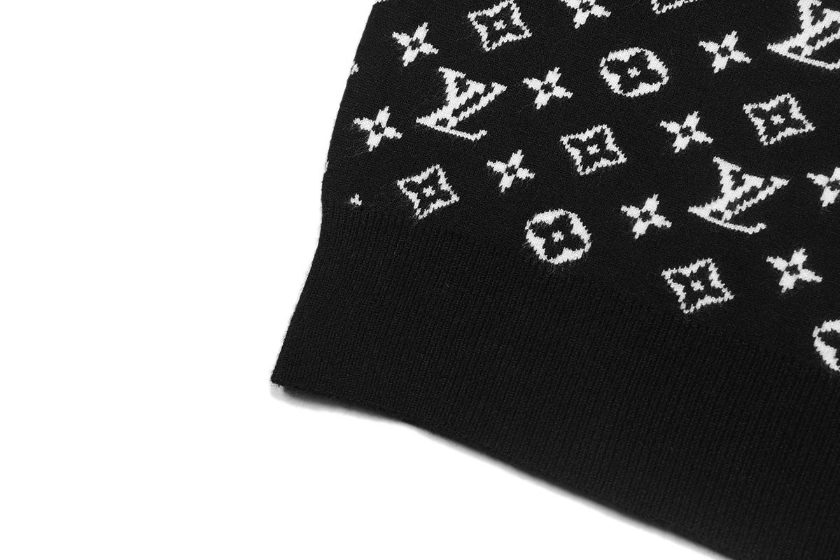 Monogram Jacquard Crew-Neck Sweater D18022905 — view 6