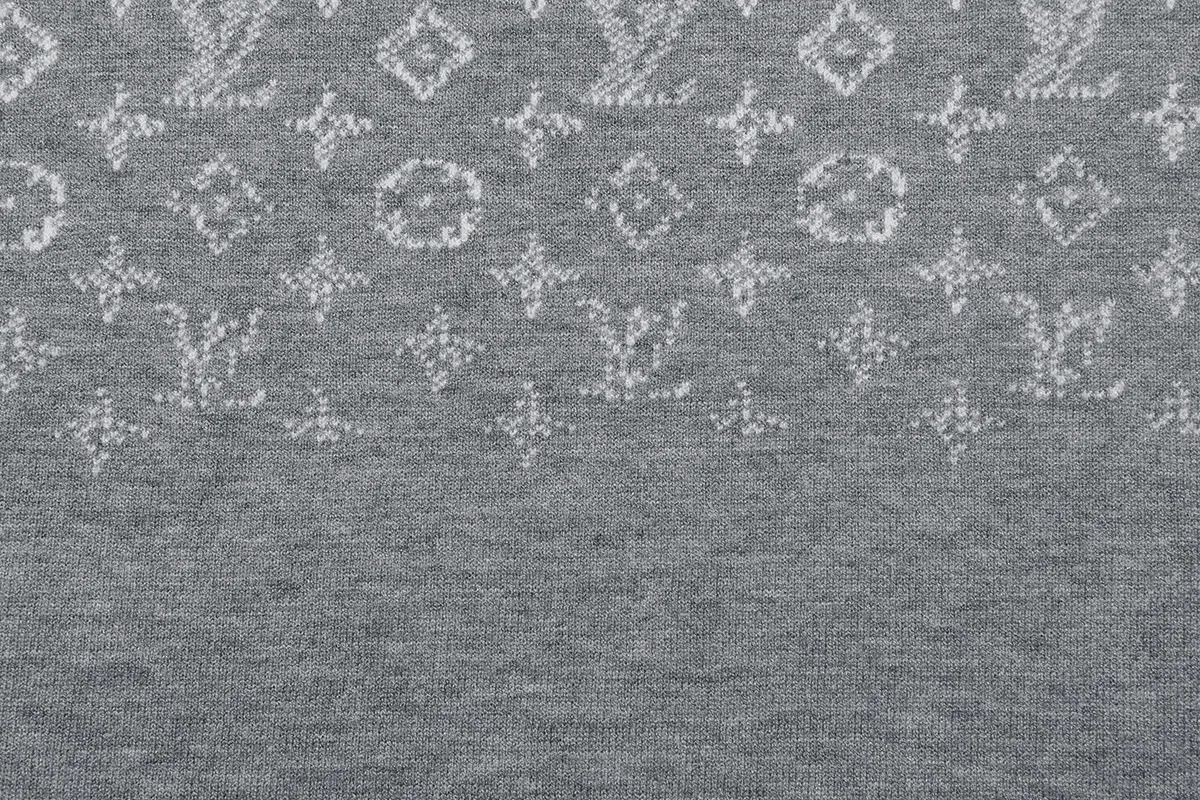 Monogram Jacquard Silk-Blend Crew-Neck Sweater D18022898 — view 5
