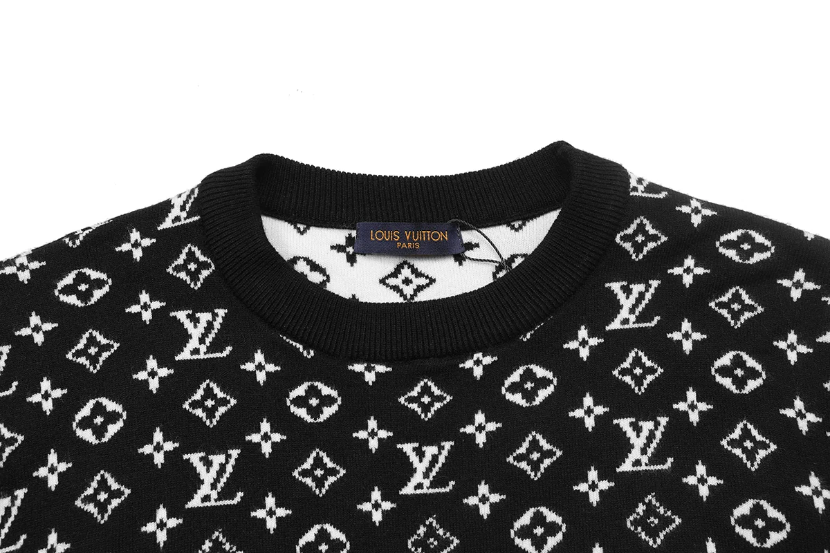 Monogram Jacquard Crew-Neck Sweater D18022897 — view 3
