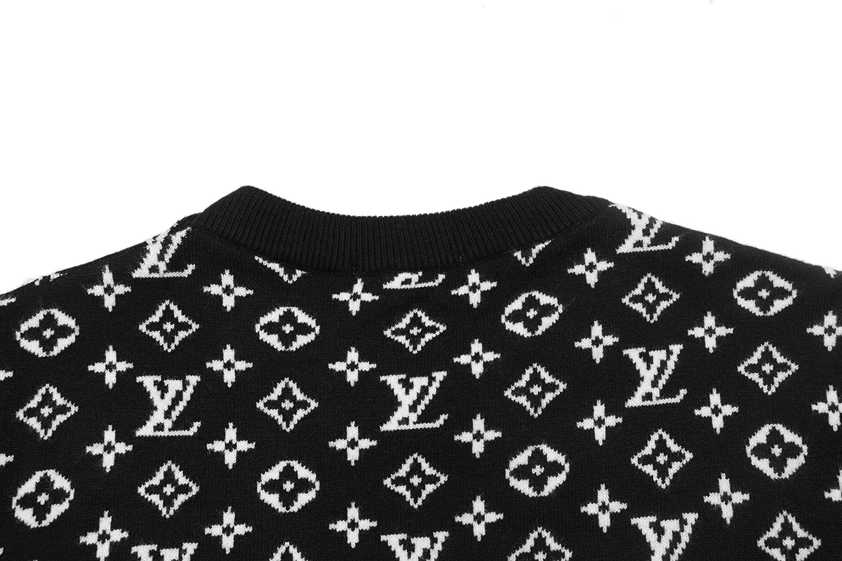 Monogram Jacquard Crew-Neck Sweater D18022897 — view 4