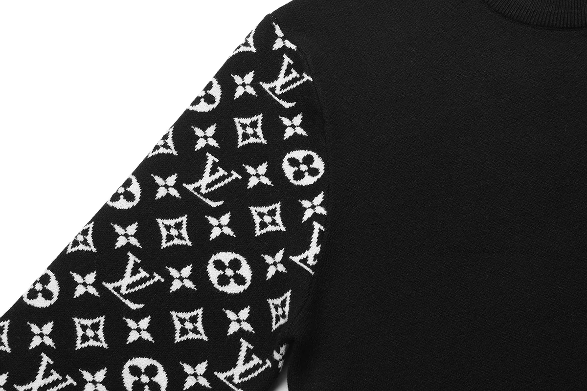 Monogram Intarsia Sleeve Wool Sweater D18522885 — view 5