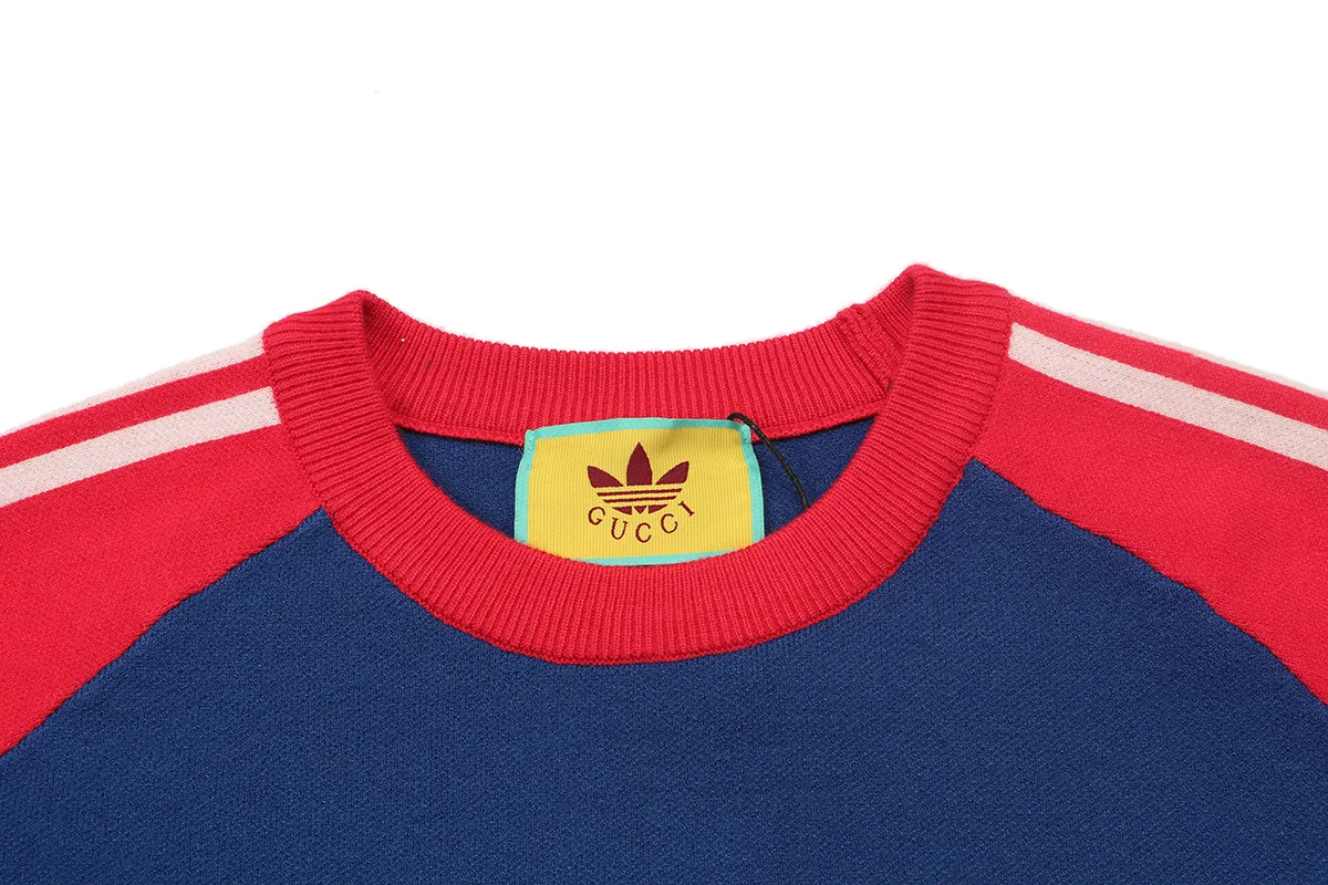 Adidas x Gucci Logo Embroidered Knit Sweater D19022865 — view 3