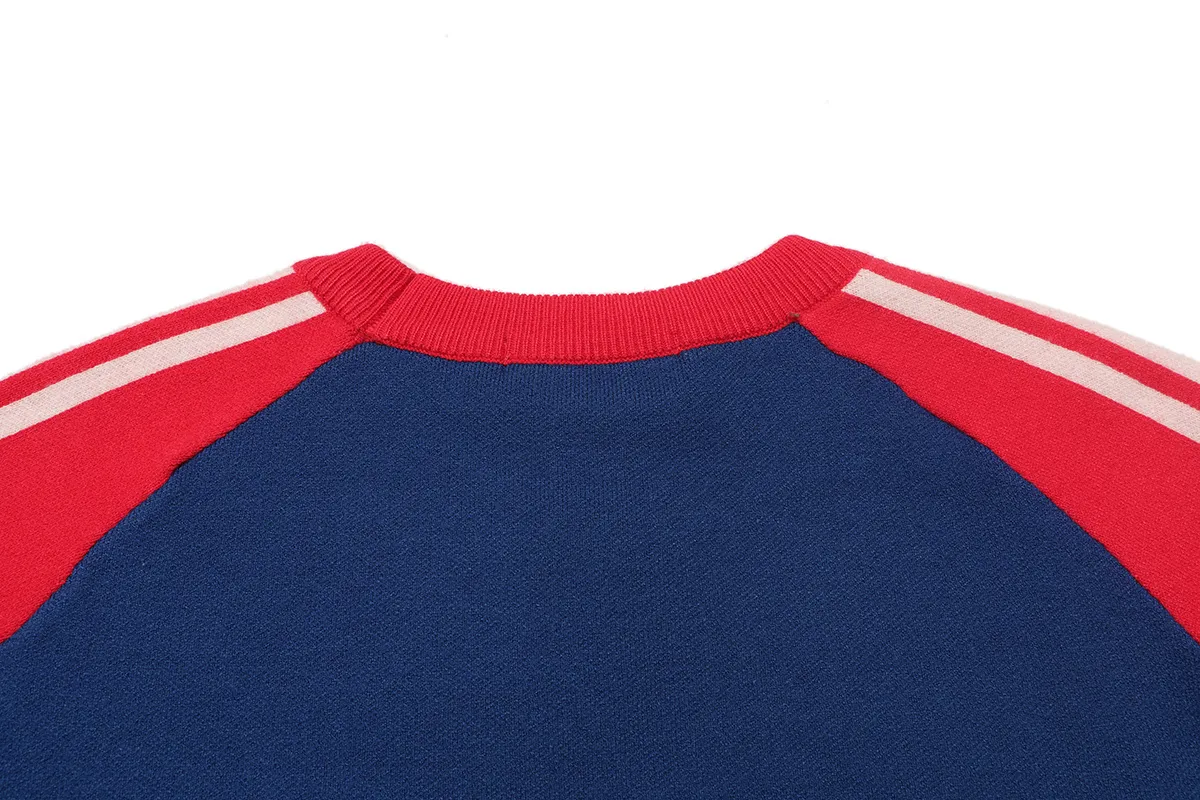 Adidas x Gucci Logo Embroidered Knit Sweater D19022865 — view 4