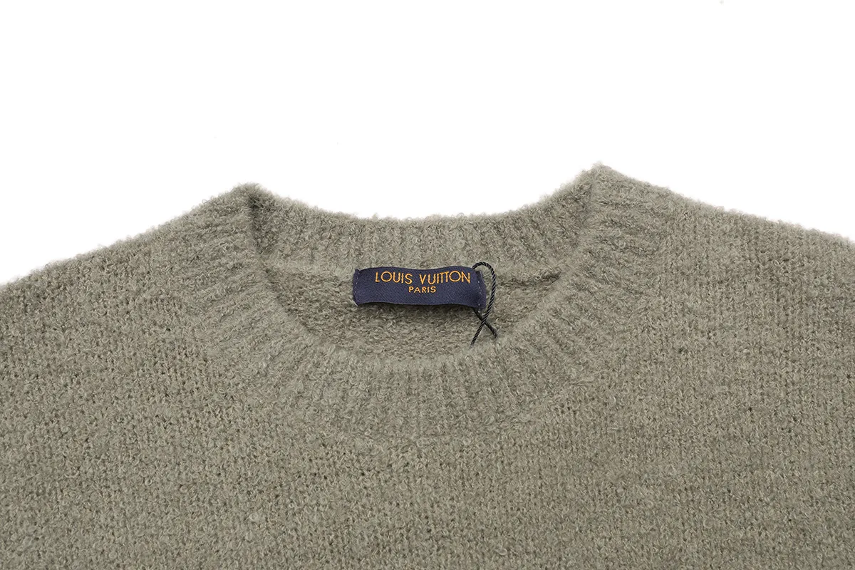 Logo Intarsia Wool-Blend Crew-Neck Sweater D19022887 — view 3