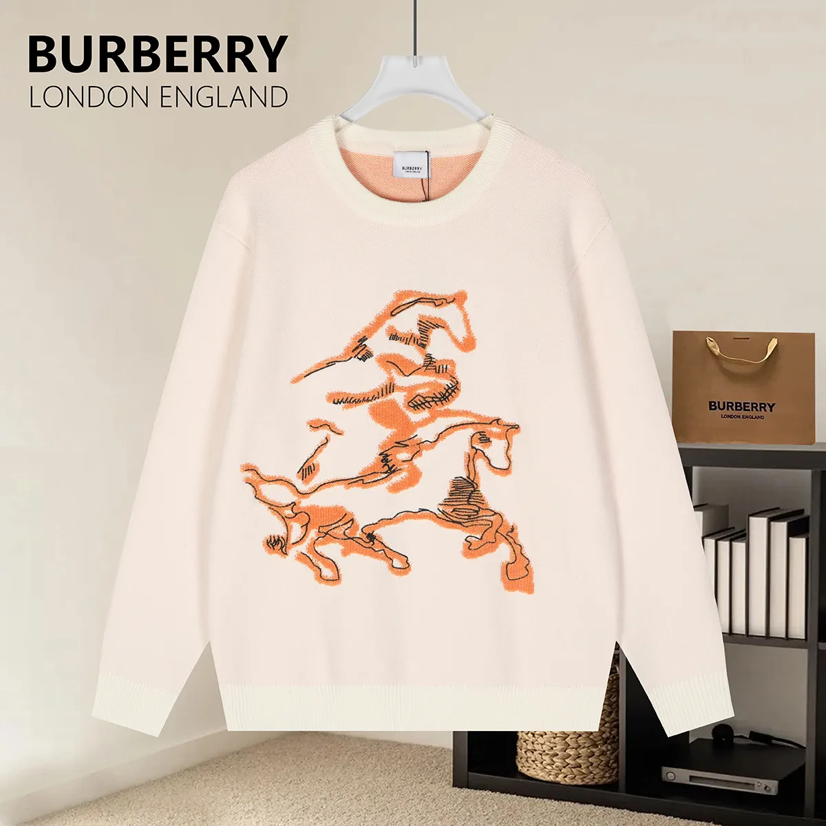 EKD Intarsia Wool-Blend Sweater D20022866