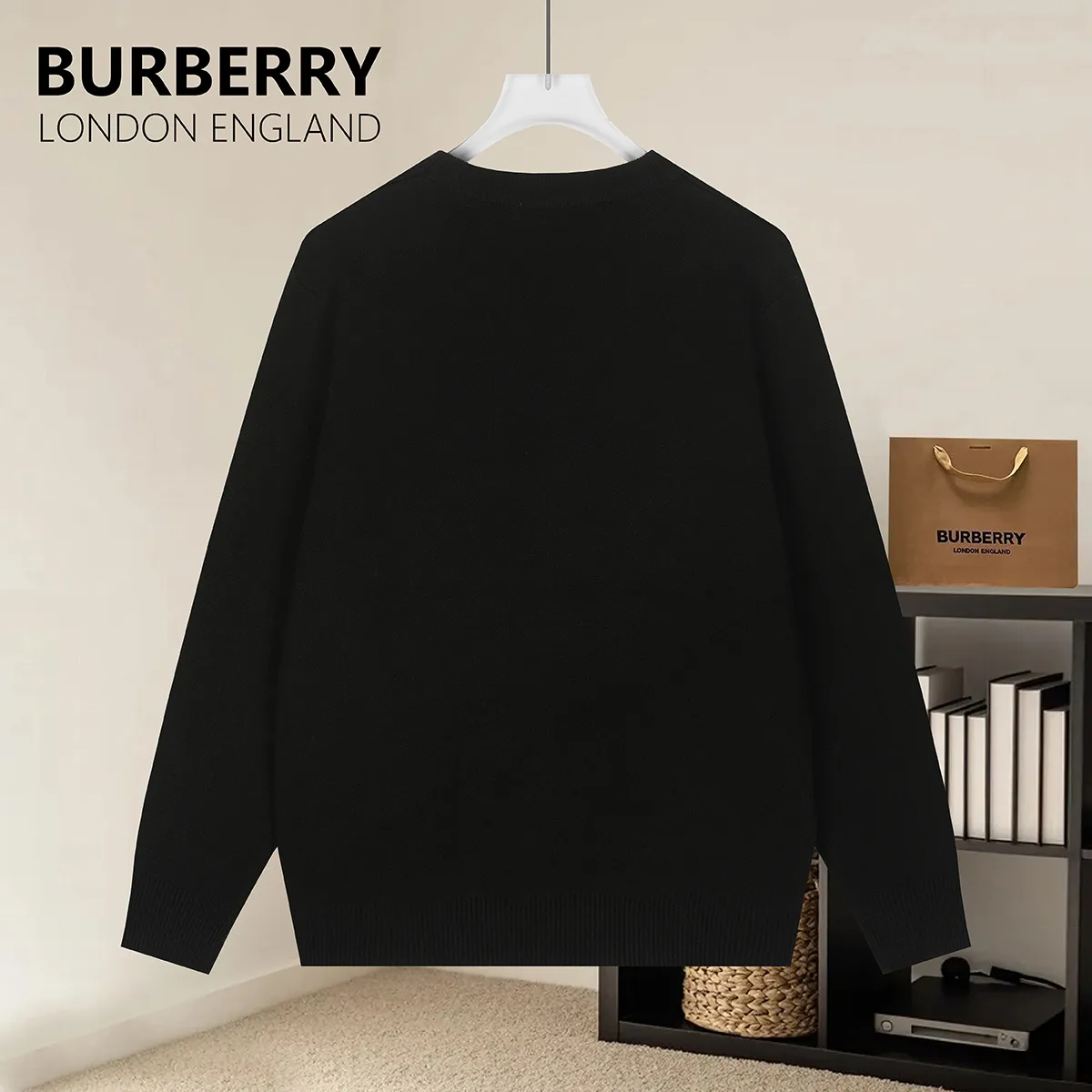 EKD Intarsia Wool-Blend Crew-Neck Sweater D20022867 — view 2