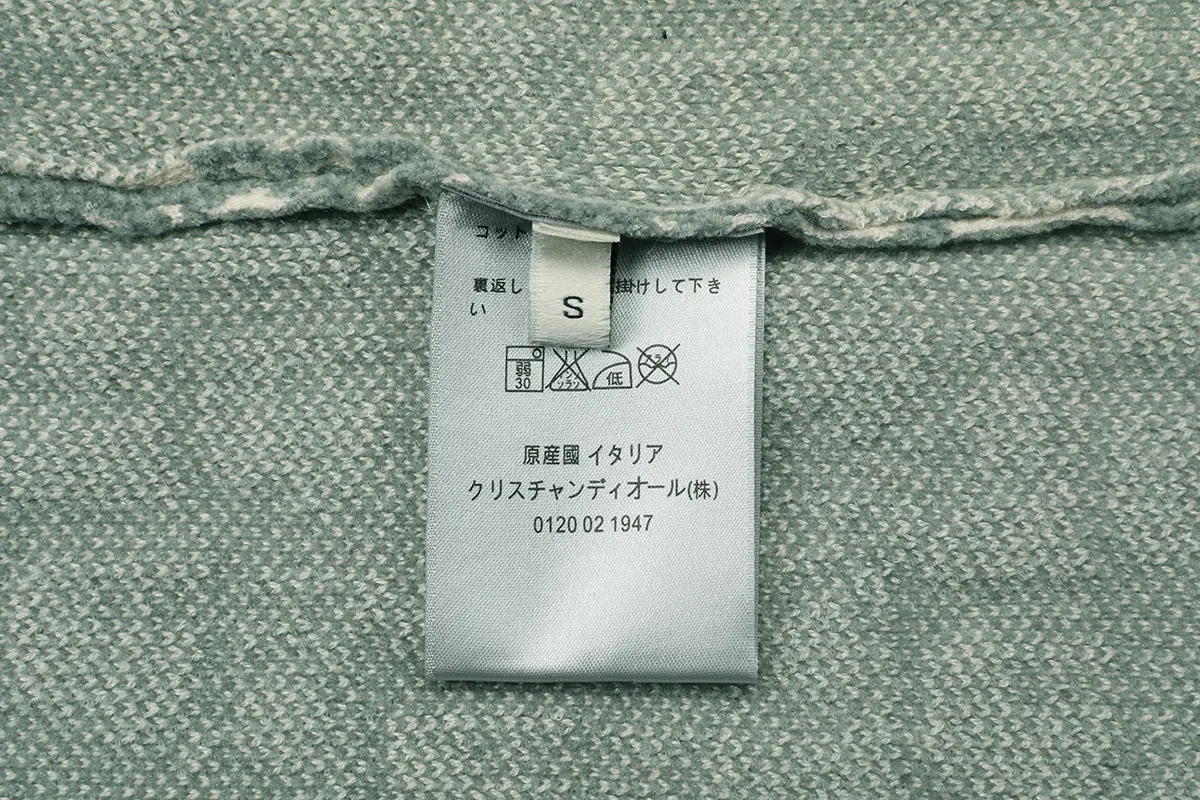 Oblique Jacquard Crew-Neck Sweater D20022926 — view 8