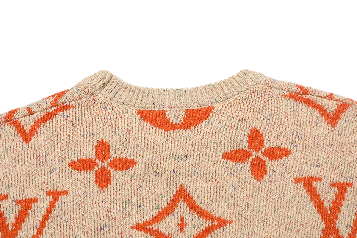 Monogram Jacquard Crew-Neck Sweater D20022900 — view 4