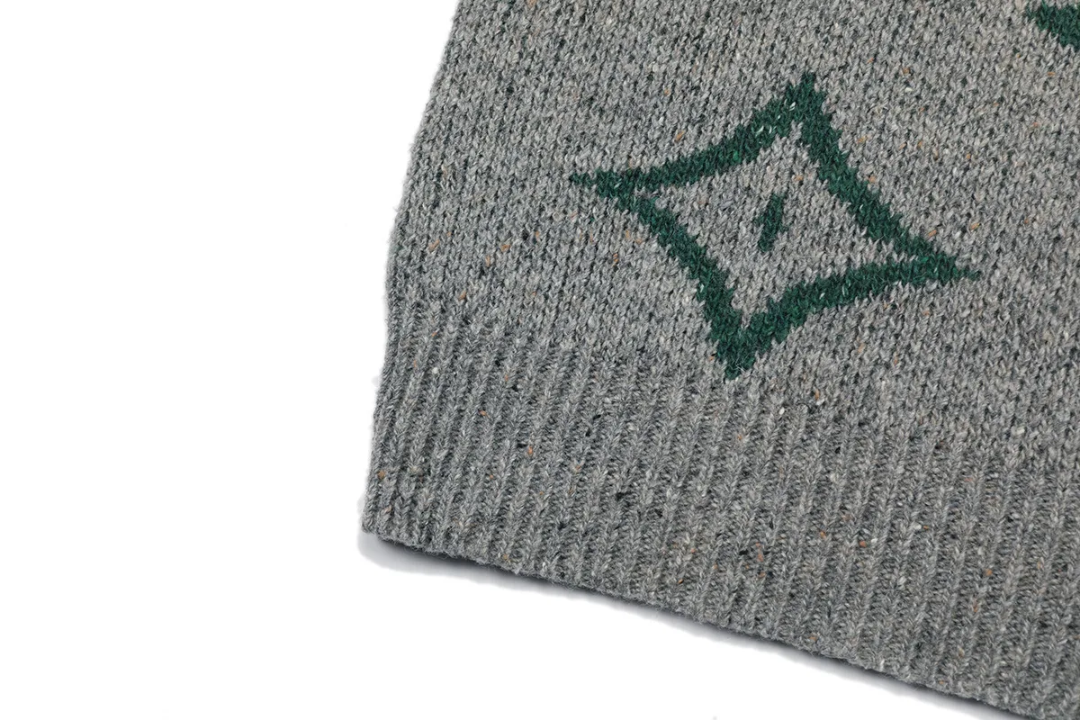 Monogram Jacquard Crew-Neck Sweater D20022901 — view 7