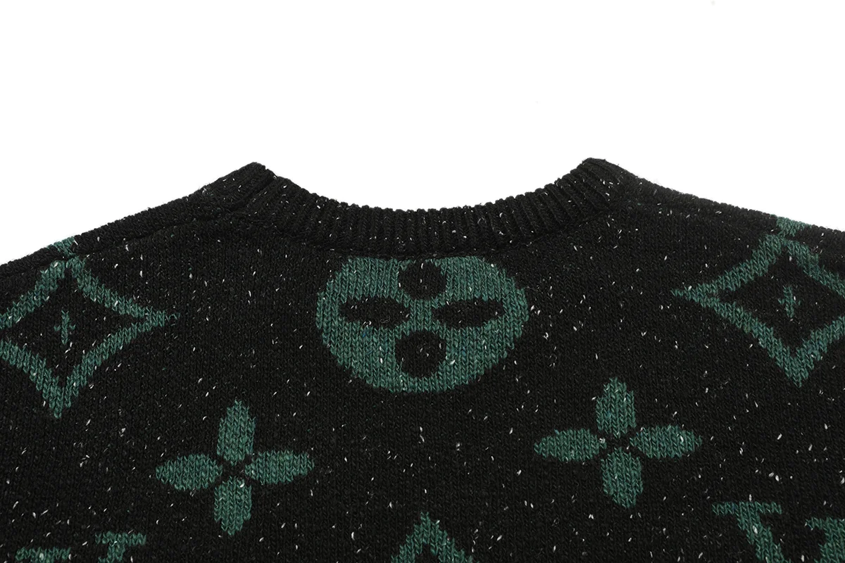 Monogram Jacquard Crew-Neck Sweater D20022899 — view 4