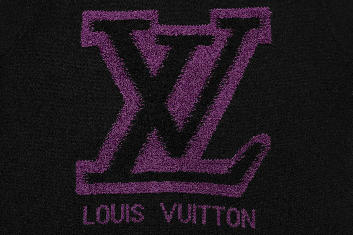 Logo Chenille Embroidery Knit Sweater D20022918 — view 5