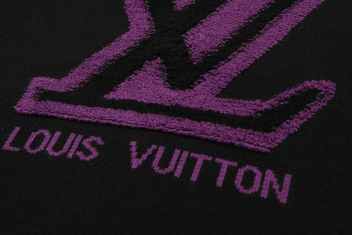 Logo Chenille Embroidery Knit Sweater D20022918 — view 6