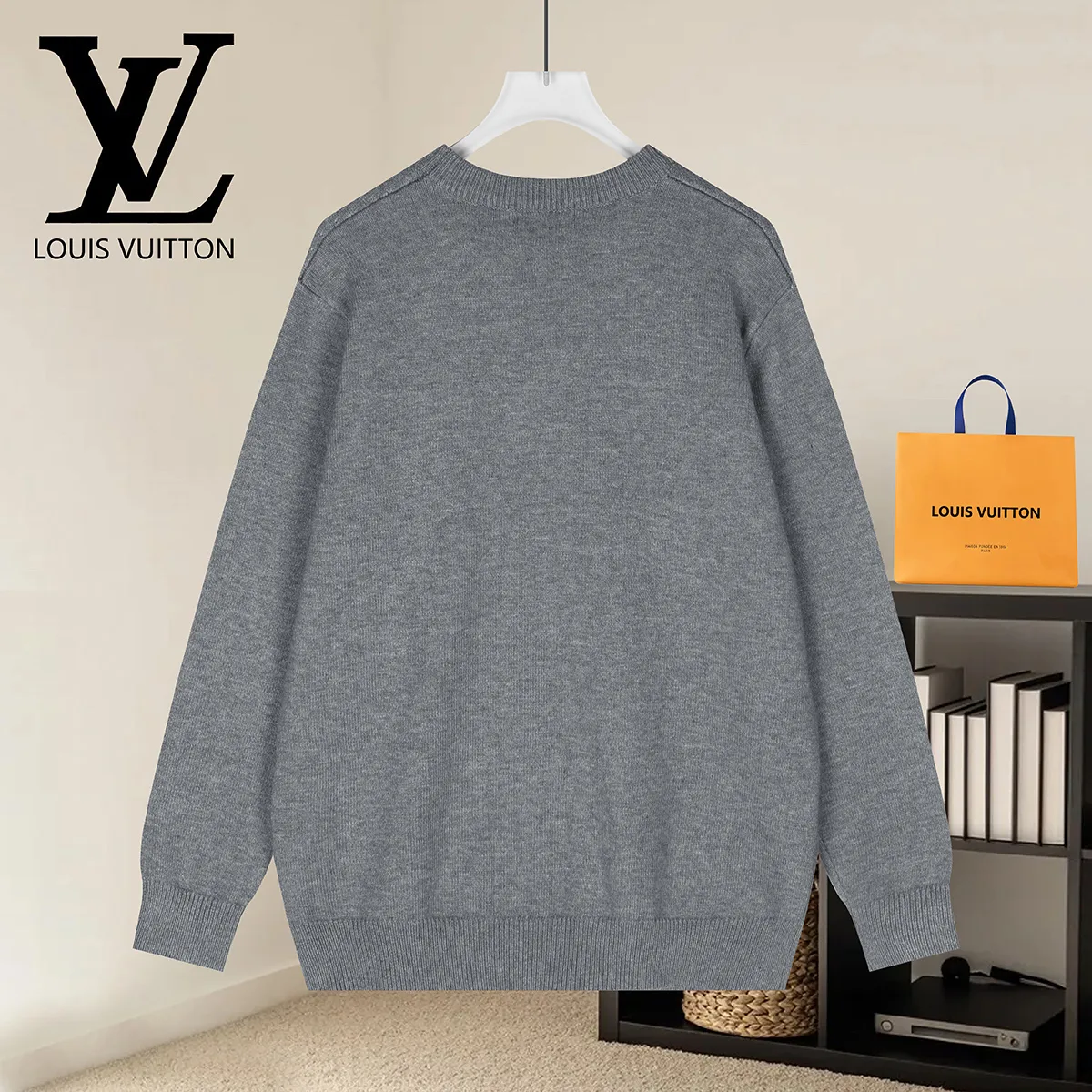Logo Jacquard Crew-Neck Sweater D20022919 — view 2