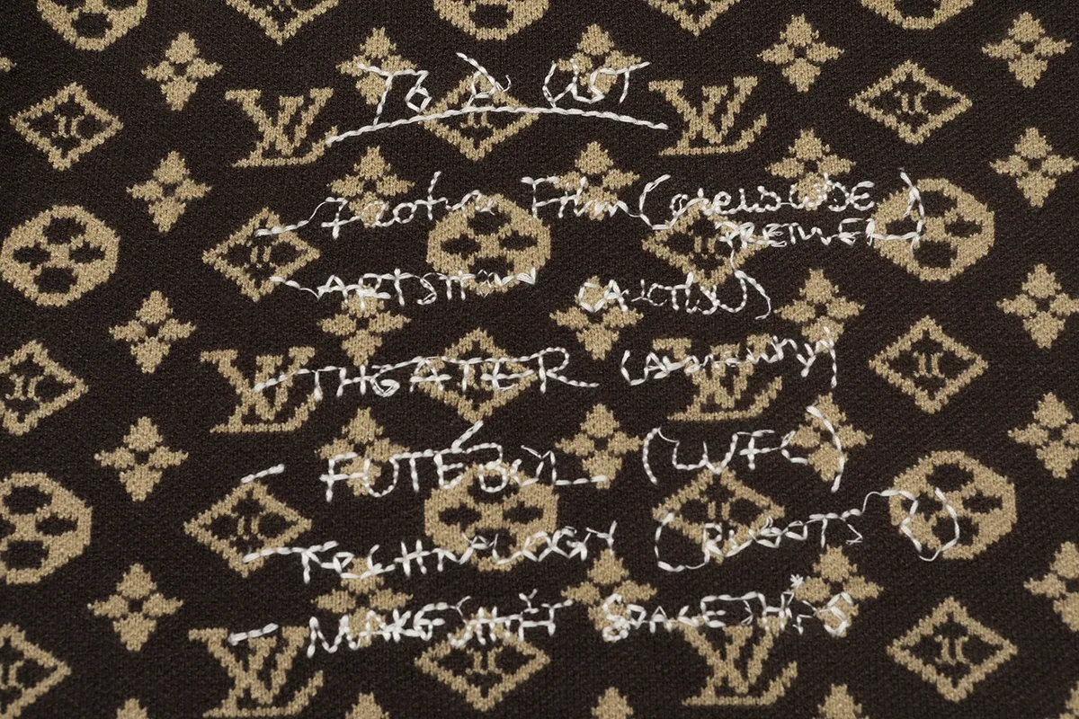 Monogram Doodles Embroidered Wool Sweater D20522914 — view 4