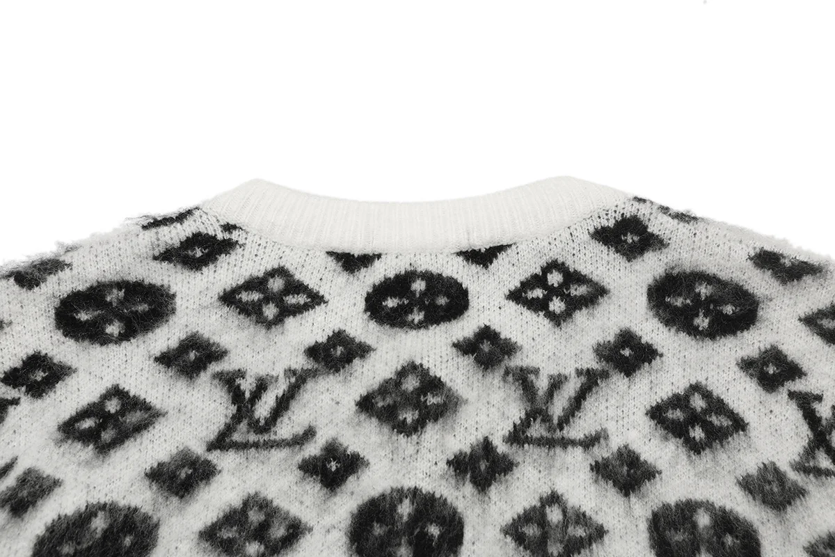 Monogram Jacquard Knit Cardigan D21022906 — view 4