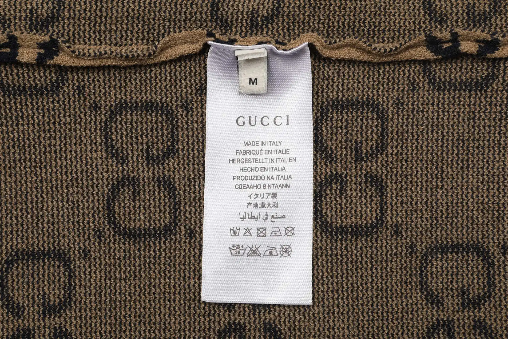 GG Monogram Jacquard Wool Sweater D18022929 — view 8