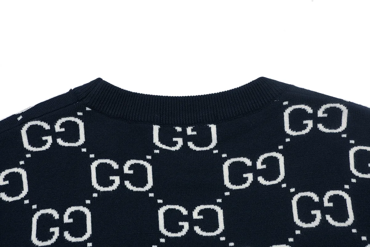 GG Monogram Jacquard Wool Sweater D18022934 — view 4