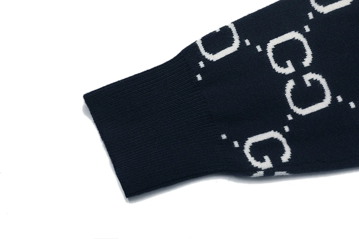 GG Monogram Jacquard Wool Sweater D18022934 — view 5