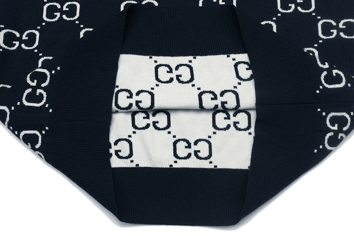 GG Monogram Jacquard Wool Sweater D18022934 — view 7
